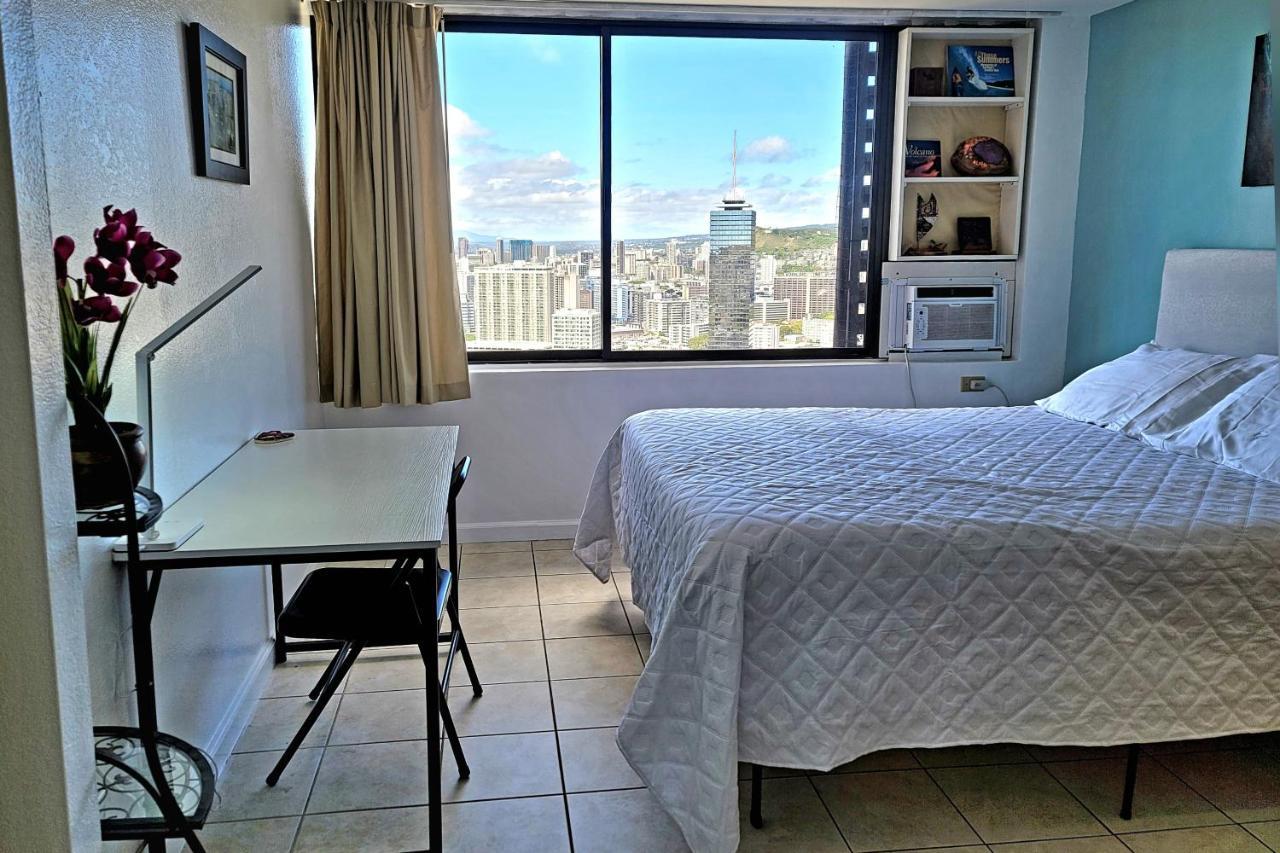 Waikiki Condo High Floor Views Beaches Convention Center Honolulu Exteriör bild