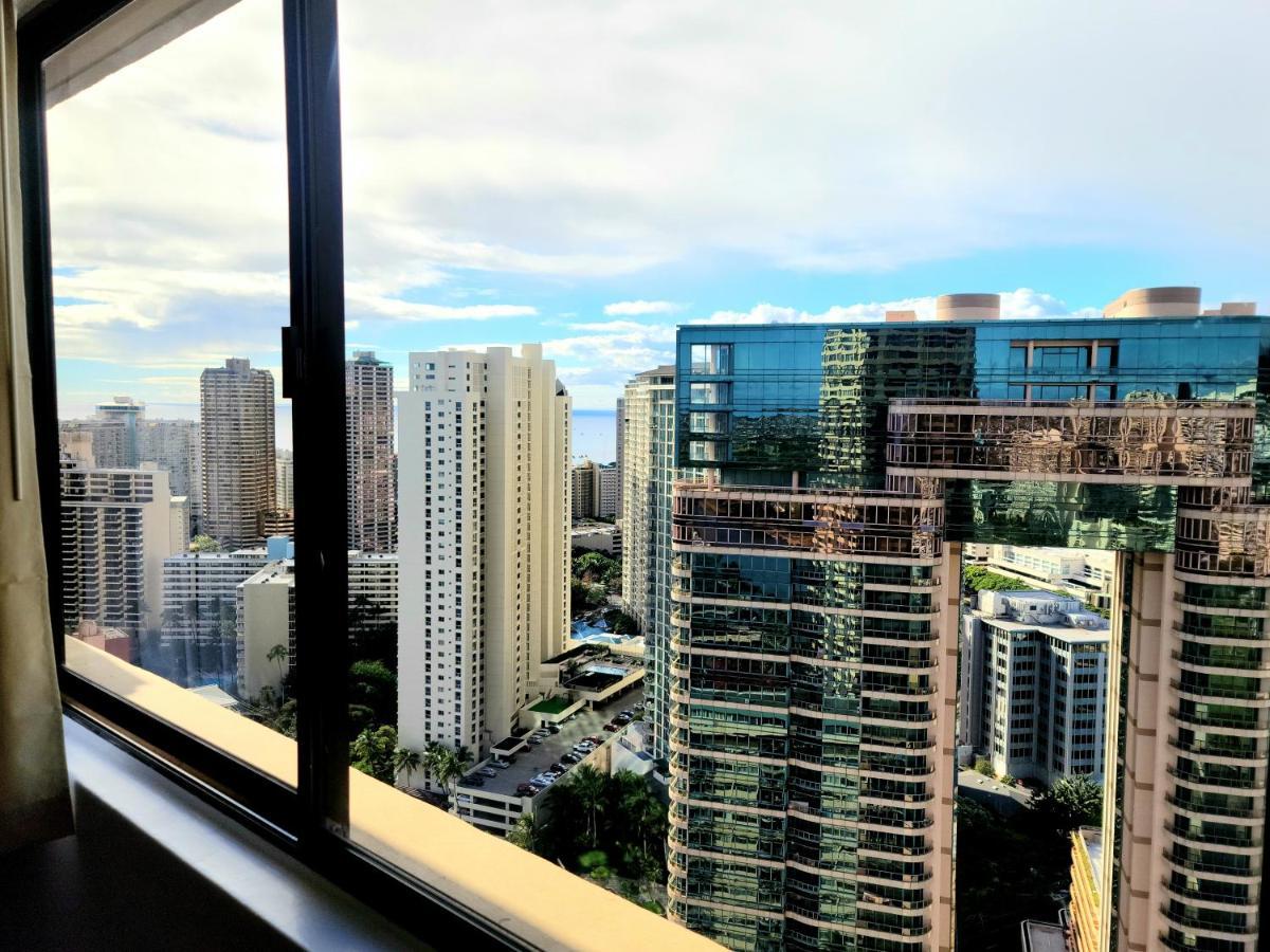 Waikiki Condo High Floor Views Beaches Convention Center Honolulu Exteriör bild
