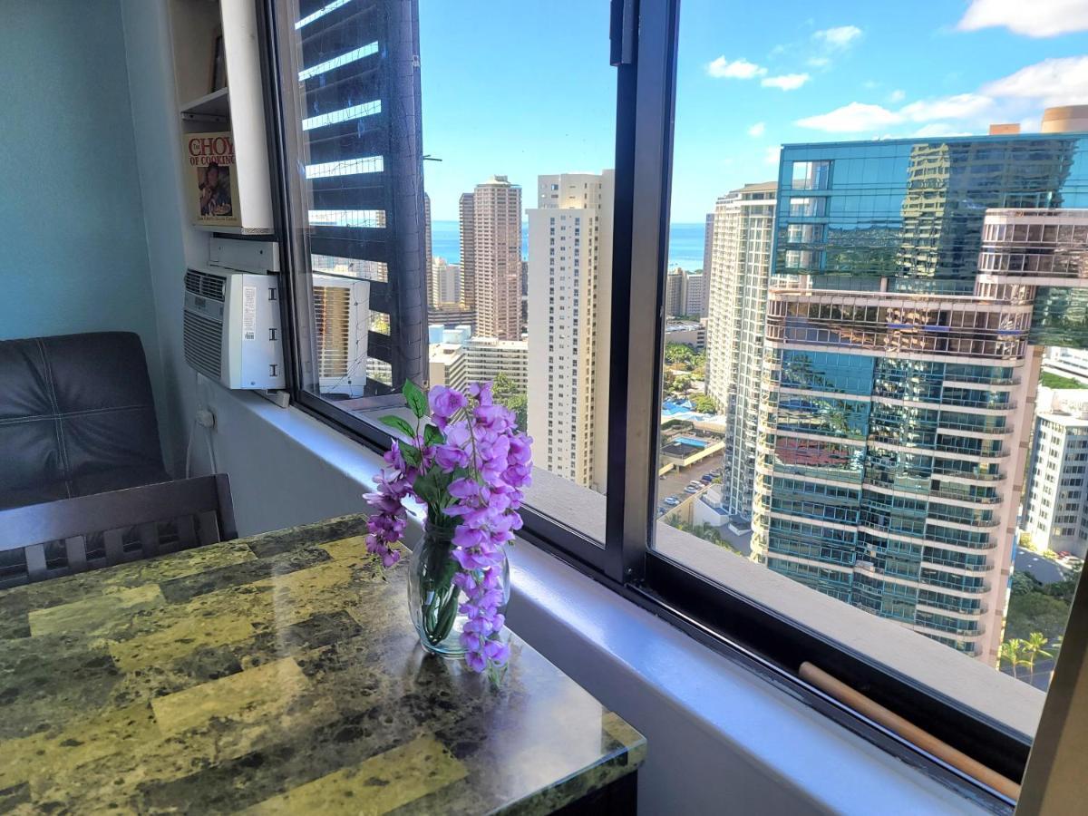 Waikiki Condo High Floor Views Beaches Convention Center Honolulu Exteriör bild