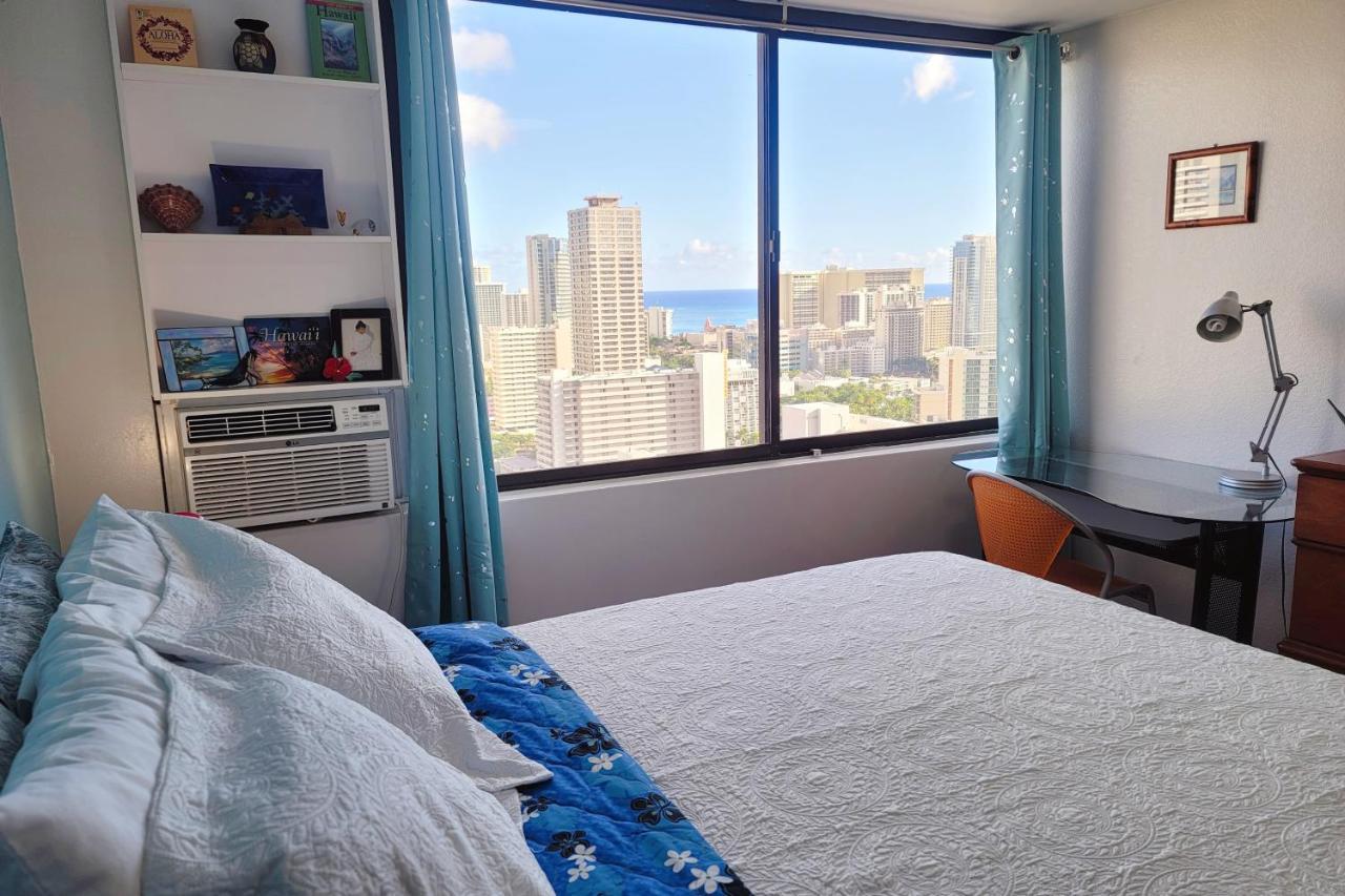 Waikiki Condo High Floor Views Beaches Convention Center Honolulu Exteriör bild