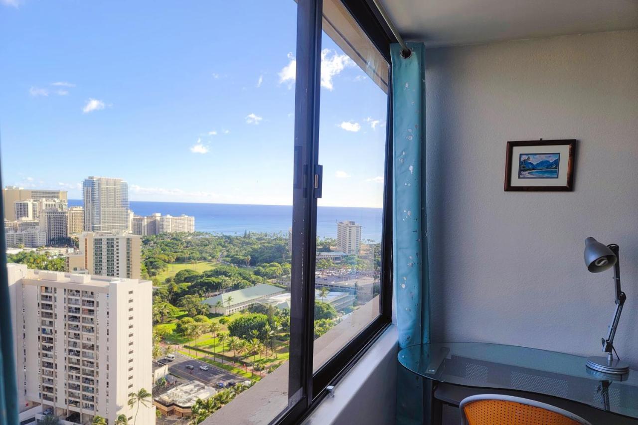 Waikiki Condo High Floor Views Beaches Convention Center Honolulu Exteriör bild