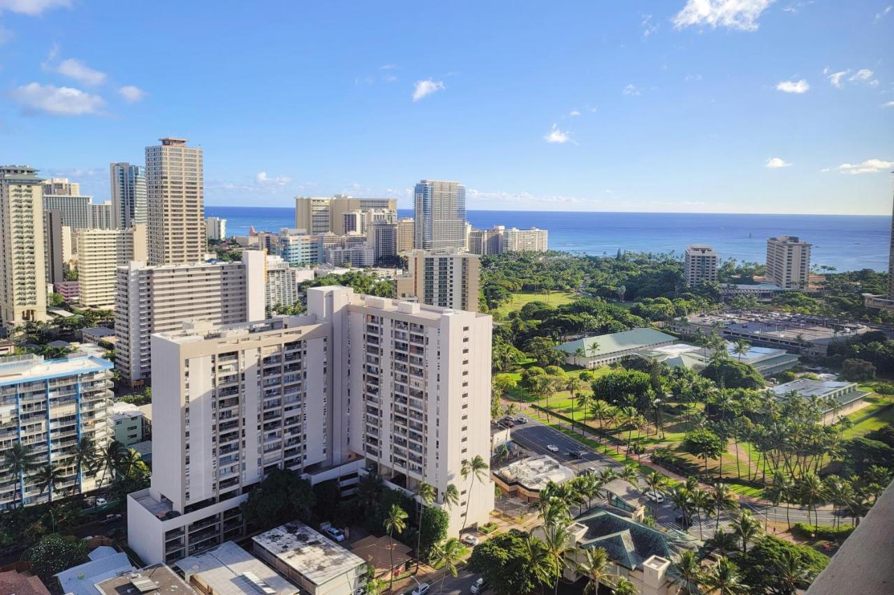 Waikiki Condo High Floor Views Beaches Convention Center Honolulu Exteriör bild