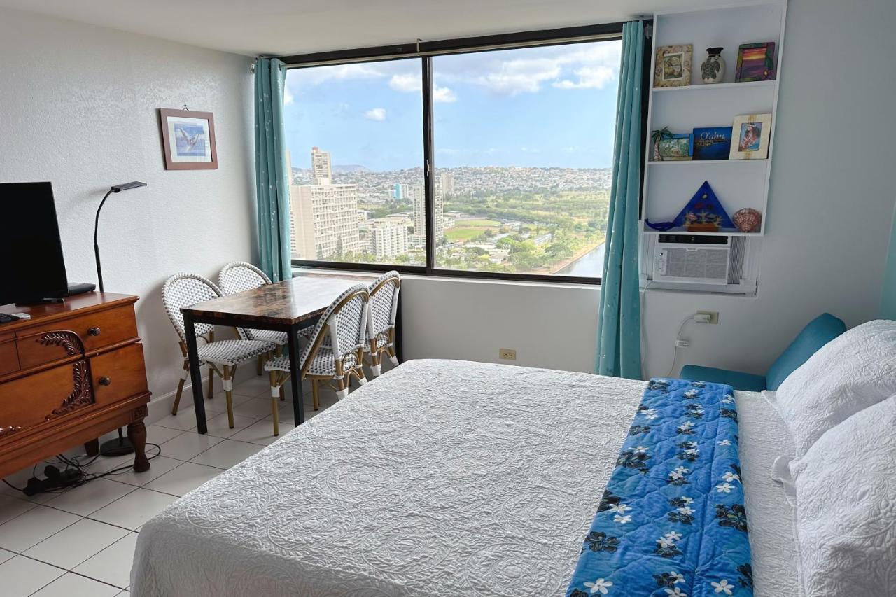 Waikiki Condo High Floor Views Beaches Convention Center Honolulu Exteriör bild