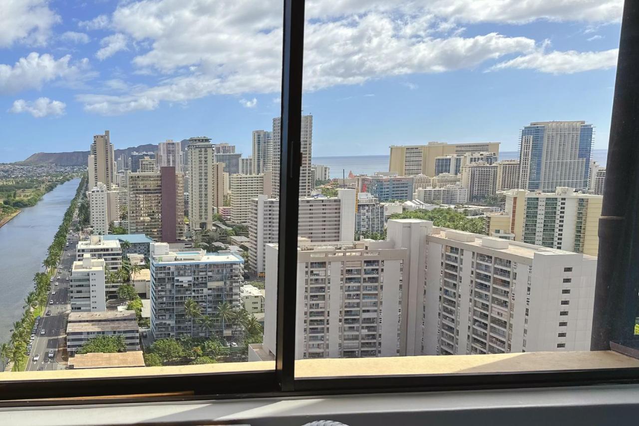Waikiki Condo High Floor Views Beaches Convention Center Honolulu Exteriör bild