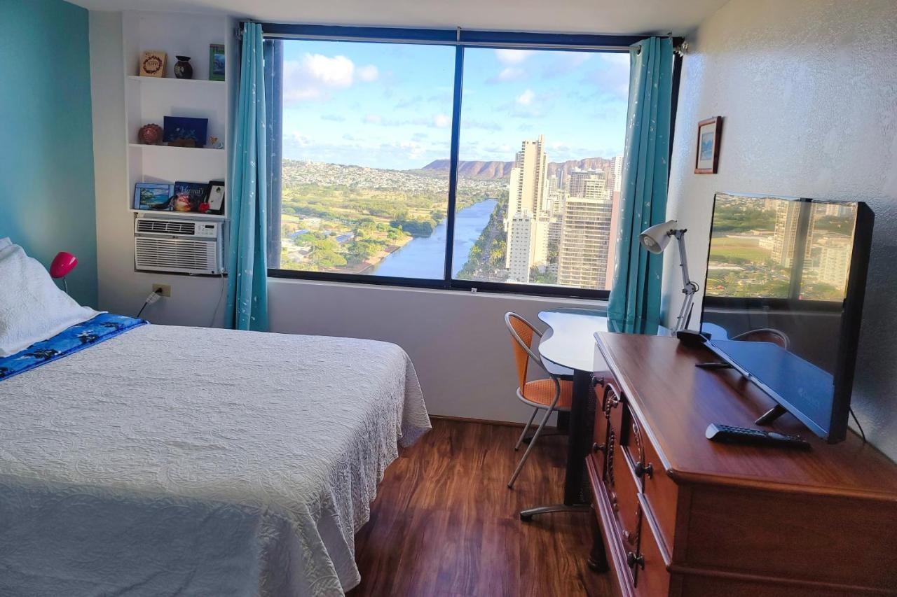 Waikiki Condo High Floor Views Beaches Convention Center Honolulu Exteriör bild
