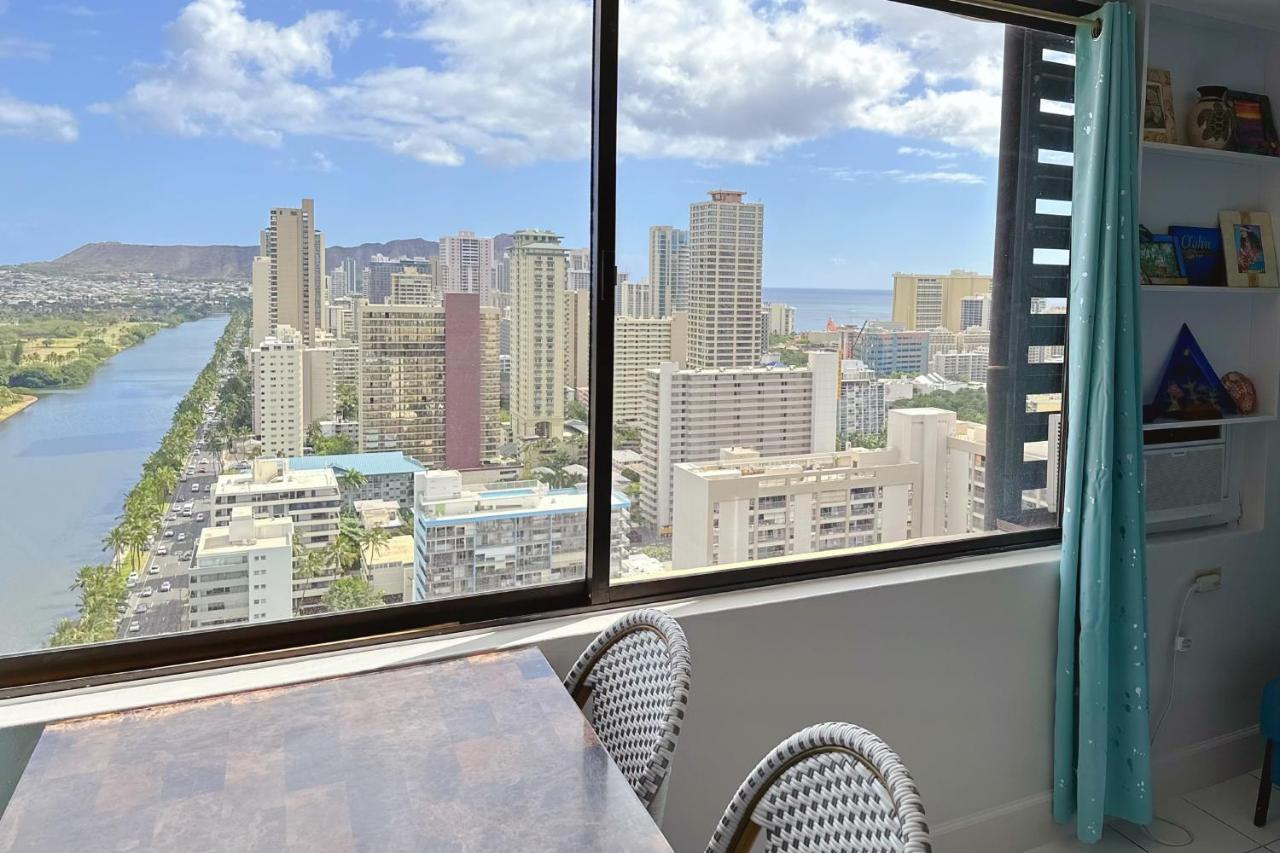 Waikiki Condo High Floor Views Beaches Convention Center Honolulu Exteriör bild